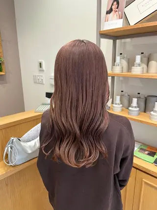 ロング カラー 葉田 綾乃のヘアスタイル