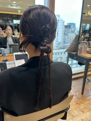 ヘアアレンジ ヘアアレンジ /カラー和田茉日琉のヘアスタイル