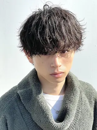 ショート パーマ メンズ SENTA✨メンズ パーマ✨fifth栄のヘアスタイル