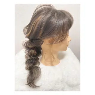 ヘアアレンジ あやか 白髪ぼかしハイライトのその他イメージ