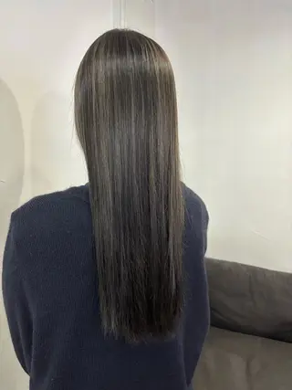 ロング LoRE🎀塩崎莉子 縮毛矯正/ブリーチのヘアスタイル