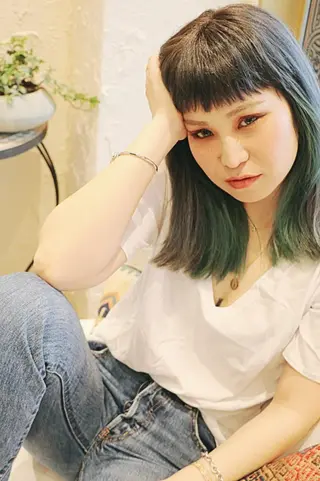 ミディアム 徳永 博志のヘアスタイル