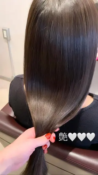 ロング カラー 透明感カラー✂︎ /縮毛矯正/YUKAのヘアスタイル