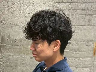 ショート パーマ メンズ 朝ラクパーマ 【SENA】のヘアスタイル