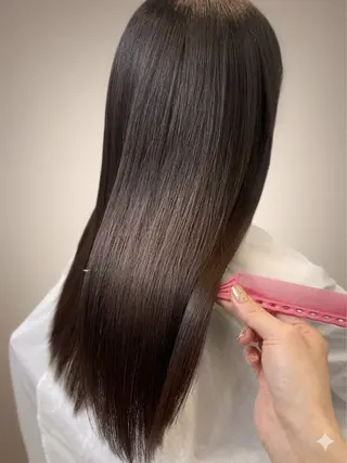 ロング カラー 勝間田 歩のヘアスタイル