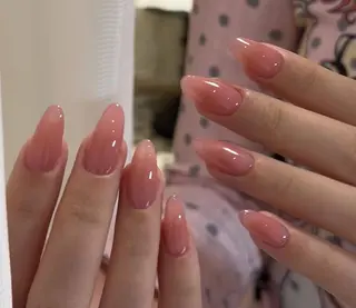 ネイル By moonネイル 🌷ワンホン/韓国風のネイルデザイン