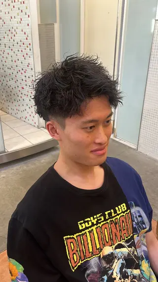 パーマ メンズ 垢抜けのあっきー/ 本厚木徒歩1分のヘアスタイル