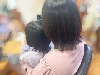 ミディアム キッズ かぁちゃん 橋本のヘアスタイル
