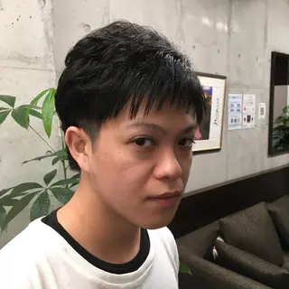 ショート パーマ メンズ HairSalon Arteのヘアスタイル