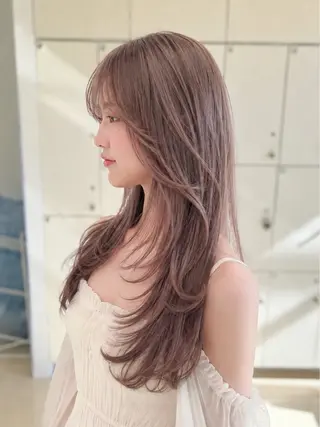 ロング カラー 金子 直樹のヘアスタイル