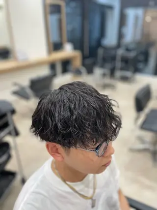 ショート パーマ メンズ 🪶フェザー特化🪶 メンズ/Aikiのヘアスタイル