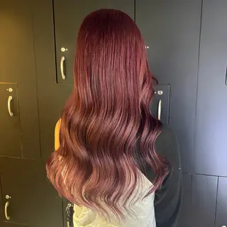 ロング カラー ヘアアレンジ 🫧ハイトーン×艶 カラー🫧 Rionのヘアスタイル