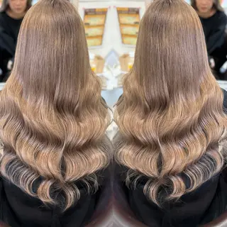 セミロング KR2S× 亜以加のヘアスタイル