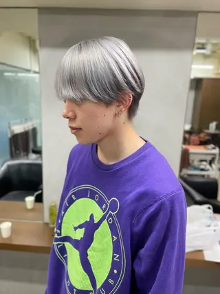 カラー yasuハイトーン/ デザインカラーのヘアスタイル