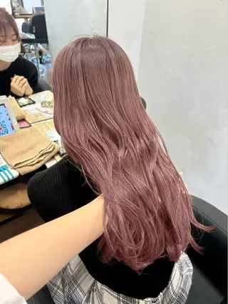 ロング カラー 藤間 帆乃夏（とうまほのかのヘアスタイル
