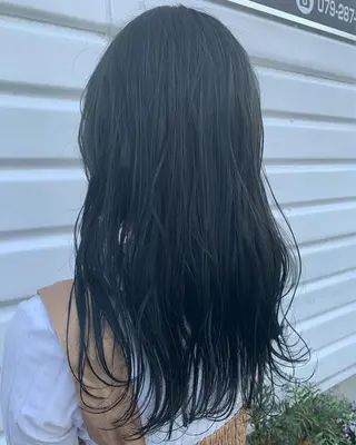 ロング 袴田 伊代のヘアスタイル