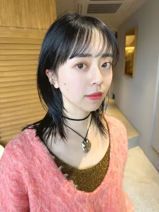 ミディアム HIBIKI/原宿 ハッシュカット🪄のヘアスタイル