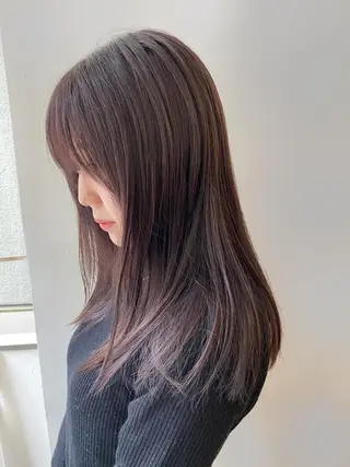 ロング カラー フレンチボブパーマ Yuukiのヘアスタイル