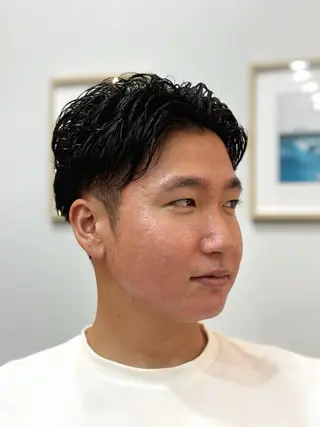 ショート メンズ 藤原 虎次郎のヘアスタイル