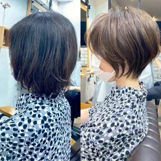 ショート カラー 表参道/ショート特化 /似合わせ/荒砂のヘアスタイル