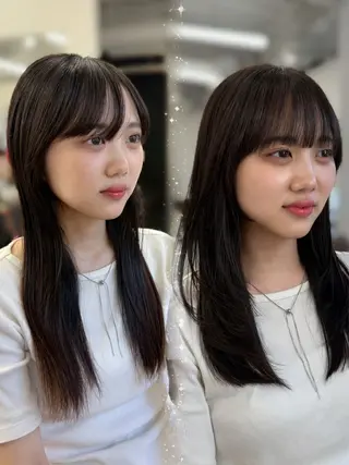 ロング 曽根 玲奈のヘアスタイル