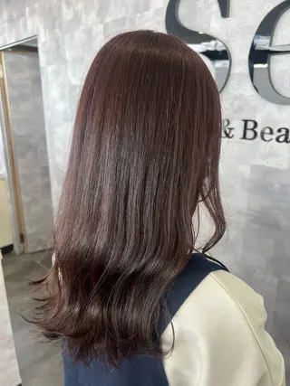 ロング 岡田 麗華のヘアスタイル