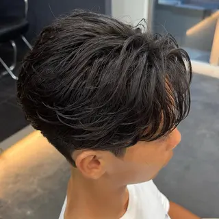 パーマ メンズ 井ノ本 成海 /Wカラーモデル募集のヘアスタイル
