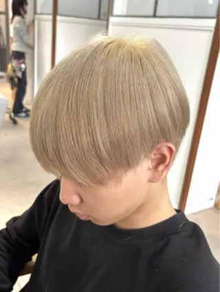 カラー メンズ カラーモデル募集中/ 暖色カラー/髪質改善のヘアスタイル