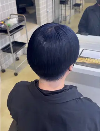 ショート 透明感×うる艶カラー 🍒𝐘𝐮𝐤𝐚のヘアスタイル