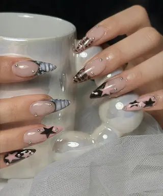 ロング カラー yuna ユナのネイルデザイン
