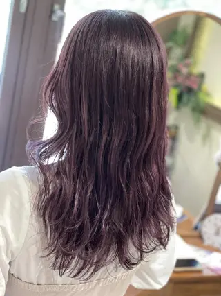 セミロング カラー ハイトーン得意😍 Lumiereのヘアスタイル