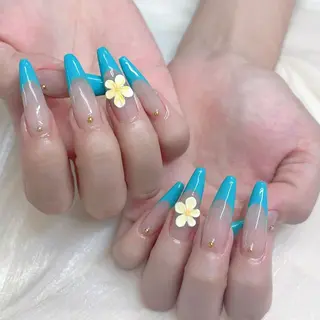 ネイル 🎀kira 長さだし💗モチ最高のネイルデザイン