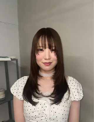 セミロング fev nanaのヘアスタイル