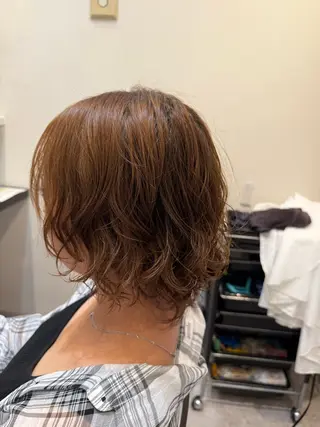 パーマ 田中拓人/スパ/ ハイライト/髪質改善のヘアスタイル