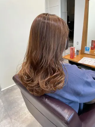 ロング カラー HAREru. モデル募集【戸塚】のヘアスタイル
