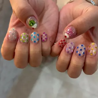 ネイル 栗田 ゆう子のネイルデザイン