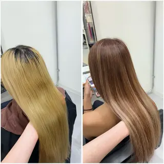 カラー SHUNTA✨ NEXT/ブリーチのヘアスタイル