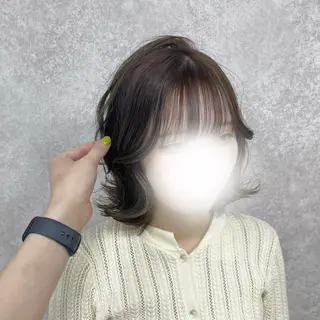 ミディアム カラー SHUN/韓国/ レイヤー/透明感🖤のヘアスタイル