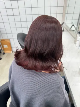 ミディアム カラー パーマ ヘアアレンジ メンズ キッズ 韓国系🇰🇷🩶 艶暗髪/MEIのヘアスタイル