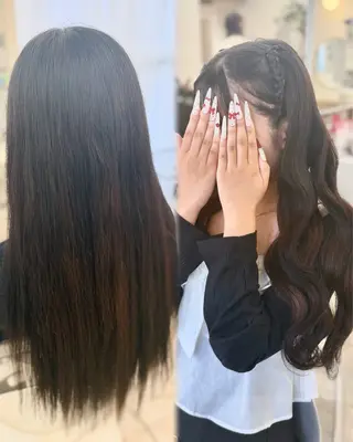 セミロング ヘアアレンジ 梅田茶屋町ヘアセット 🎀RIONA🎀のヘアスタイル