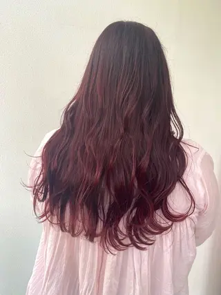 ロング カラー LUVISM新潟🎀 透明感カラー/ミユのヘアスタイル