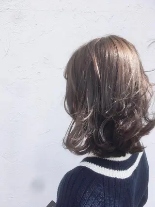 ミディアム パーマ Le rond吹田店のヘアスタイル