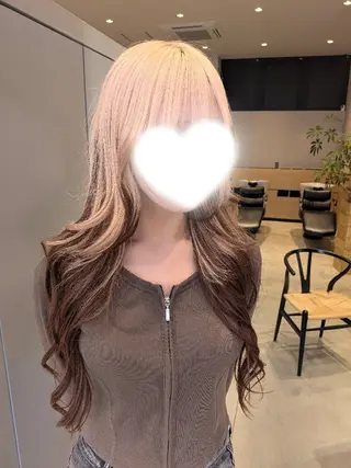 ロング 古屋 美春のヘアスタイル