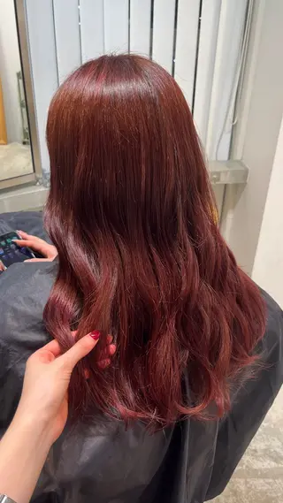 カラー morita yunaのヘアスタイル