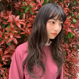 ロング 韓国✖️網紅🖤 パーマYURIYAのヘアスタイル