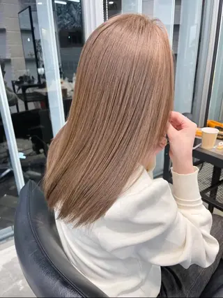 カラー 松村紗奈/カット パーマ/モデル募集中のヘアスタイル