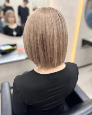 ショート ケアブリーチ🌺 透明感🪽とわのヘアスタイル
