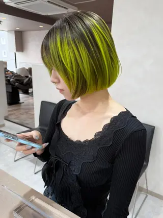 カラー デザイン×ダブルカラ ーHarusa🎀のヘアスタイル