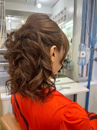 ヘアアレンジ ヘアメイク あゆのヘアスタイル