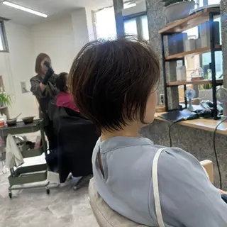 ショート カラー 近鉄奈良ショートヘア 清水力也のヘアスタイル